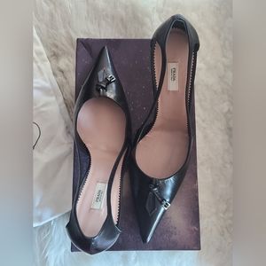Prada 3.5" pointed toe heels 40.5 / 9.5